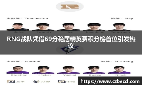 RNG战队凭借69分稳居精英赛积分榜首位引发热议